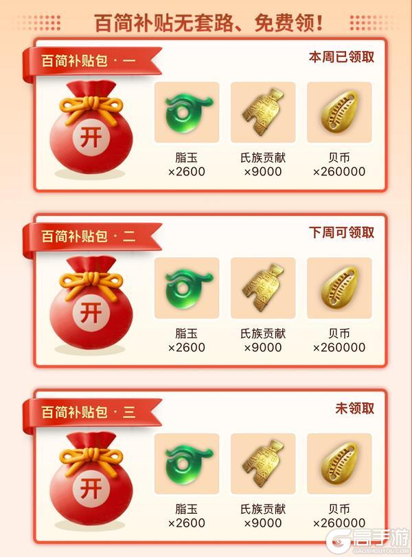 《妄想山海》得吃！百亿补贴大放送！看看你能领多少？