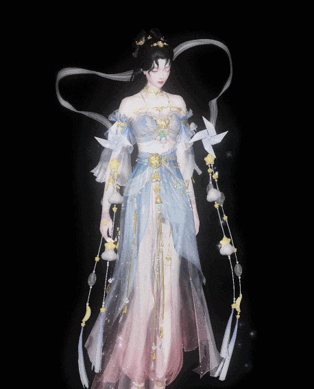 《一梦江湖》平行服|时装头发披帛坐骑白染全都送