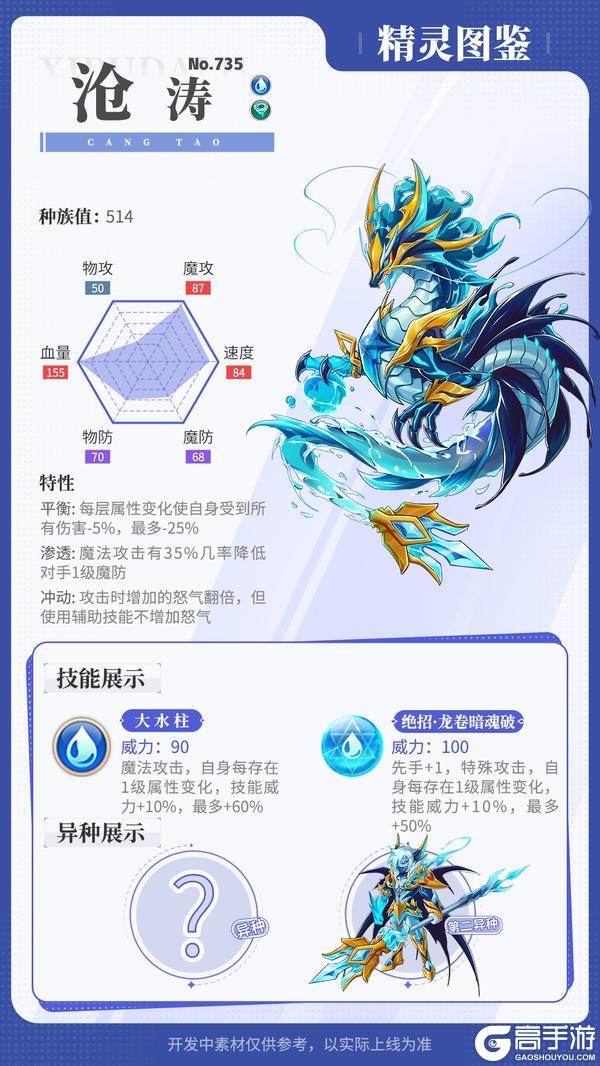 《西普大陆》精灵百科|深海闻龙吟·沧涛&雪原见疾影·雪速懒