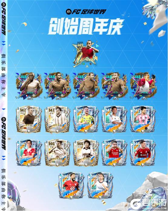 《FC足球世界》创始周年庆开启！142贝林定制球员卡登录即领！