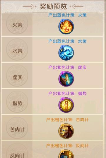 《三国：问鼎山河》《三国-问鼎山河》-计策介绍