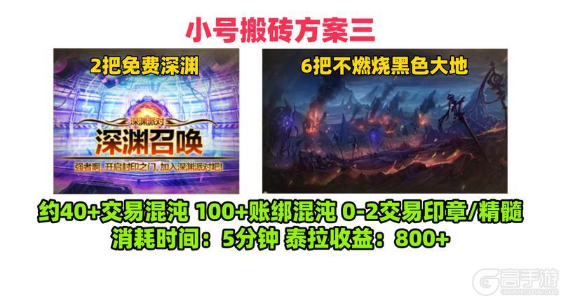 【搬砖】当前版本五大搬砖攻略，你的小号在用哪一种？