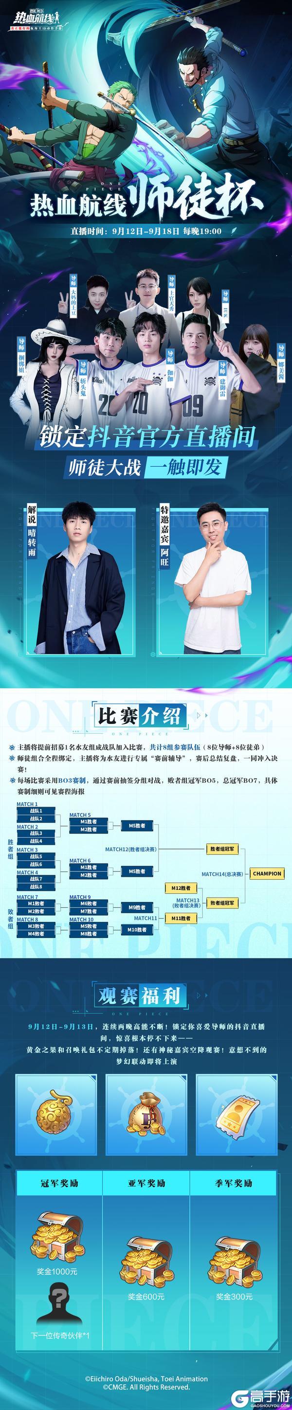 《航海王热血航线》教师节快乐！师徒一心、决战巅峰！