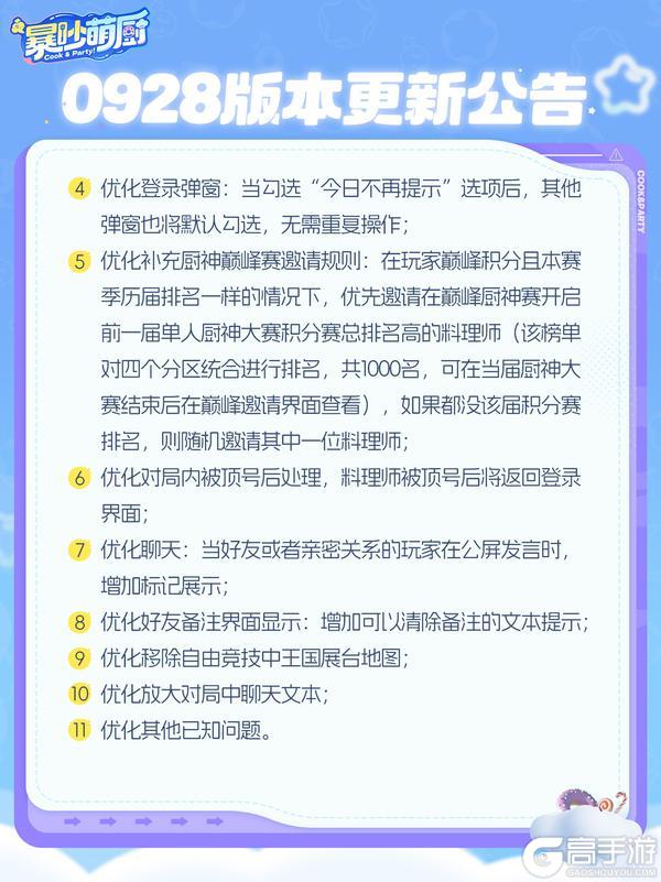 《暴吵萌厨》更新公告:庄园广场焕新+特效拆分+关卡拓展