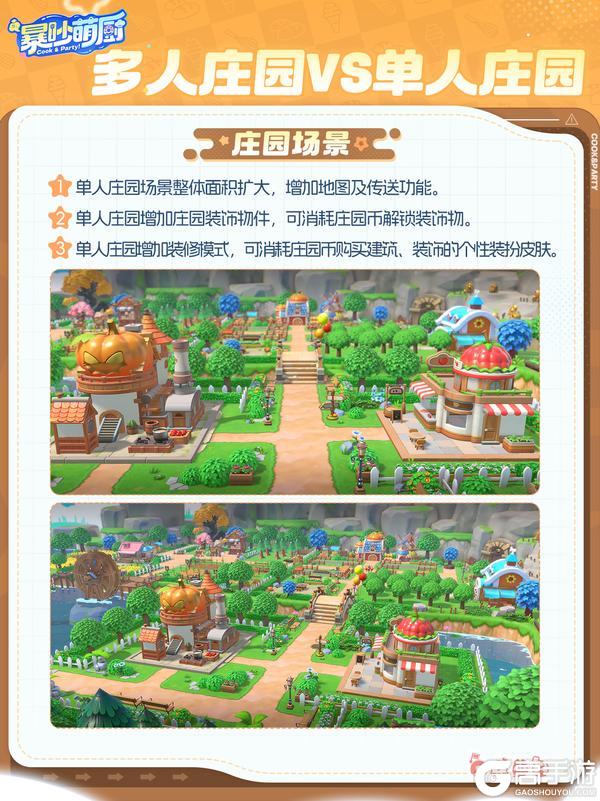 《暴吵萌厨》多人庄园VS单人庄园 焕新亮点抢先看