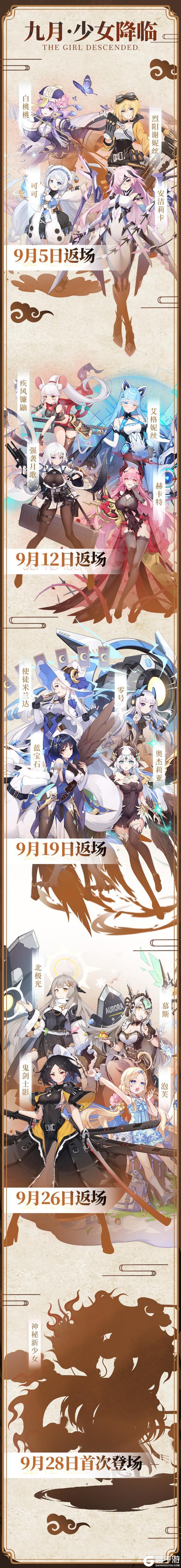 《冒险小分队》九月卡池预告