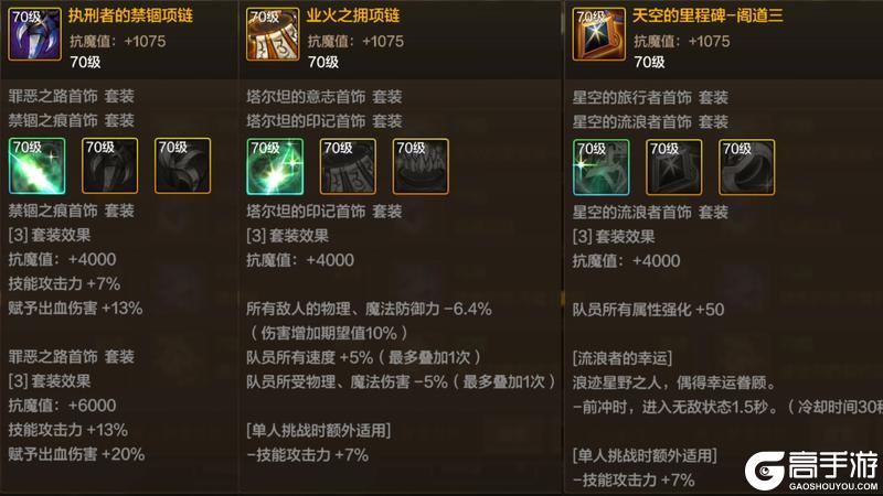 超凡首饰套排名！大恍惚跌落神坛！精炼套逆袭封神！