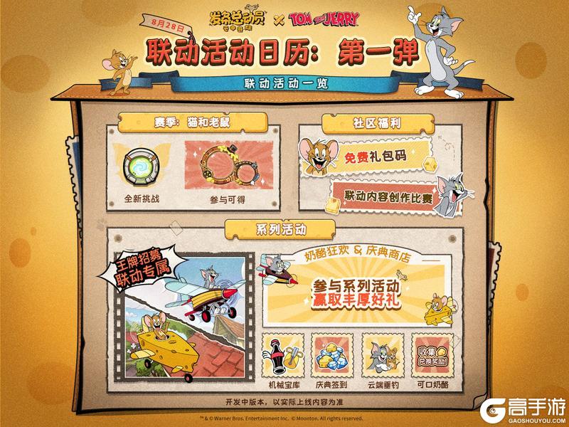 《发条总动员》×《猫和老鼠》联动活动第一弹速览