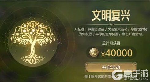 《世界启元》分红服今日开启 快来共分百万赏金！
