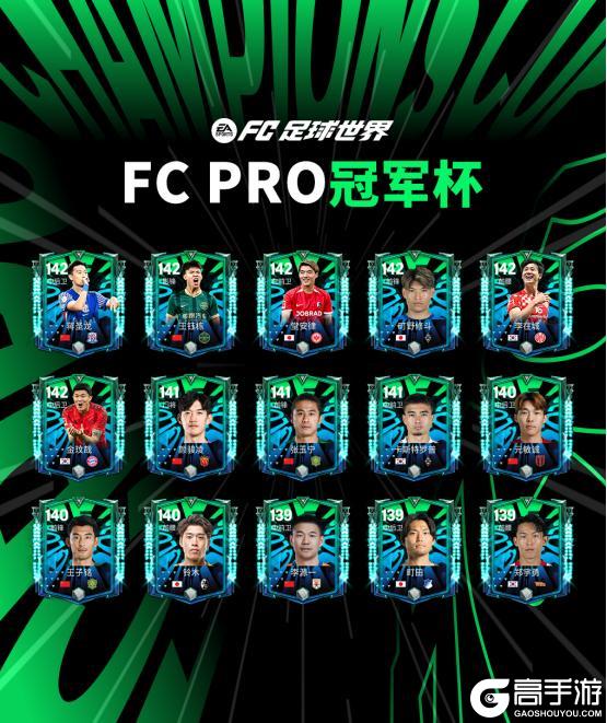 全新活动团队领袖上线！五大传奇球员登场，FC PRO冠军杯活动开启