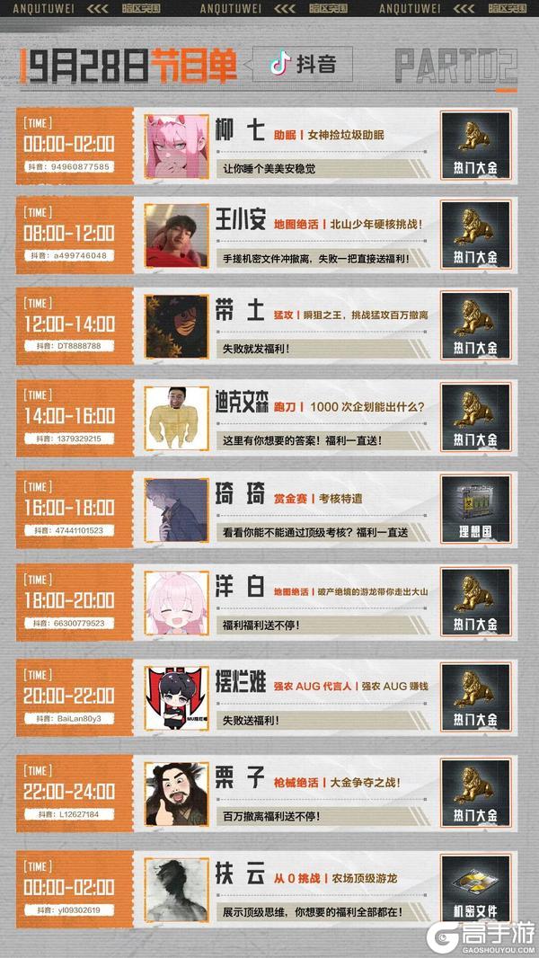 《暗区突围》暗区超级周末丨“狙击”成功送刀皮！小杰&落小日组排联动