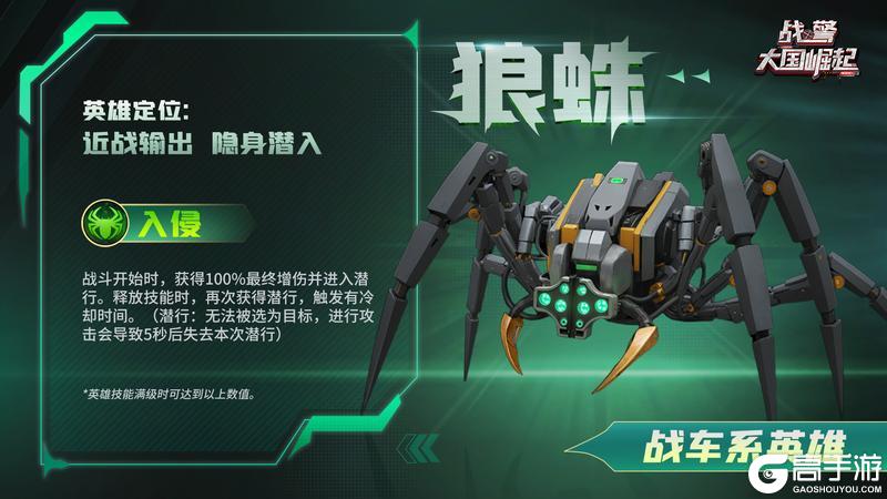 《战警：大国崛起》全新超紫英雄「狼蛛」即将登场