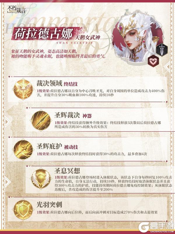 《不朽箴言》「荷拉德古娜」技能介绍