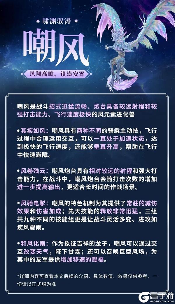 《妄想山海》【全新进化兽·嘲风】跑图疾如风，攻势骤如雨，炮火卷残云！