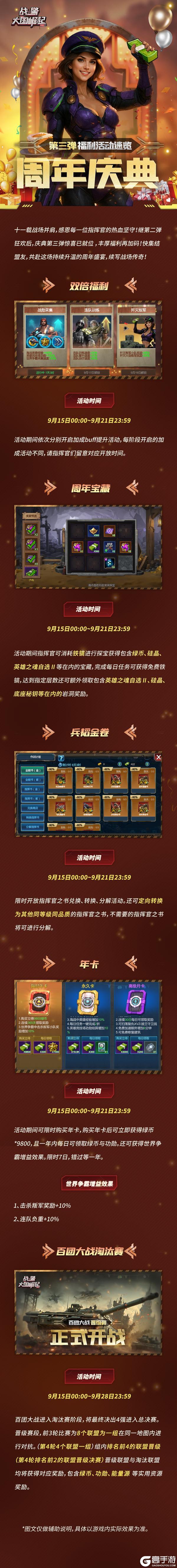 《战警大国崛起》周年庆典第三弹福利活动速览