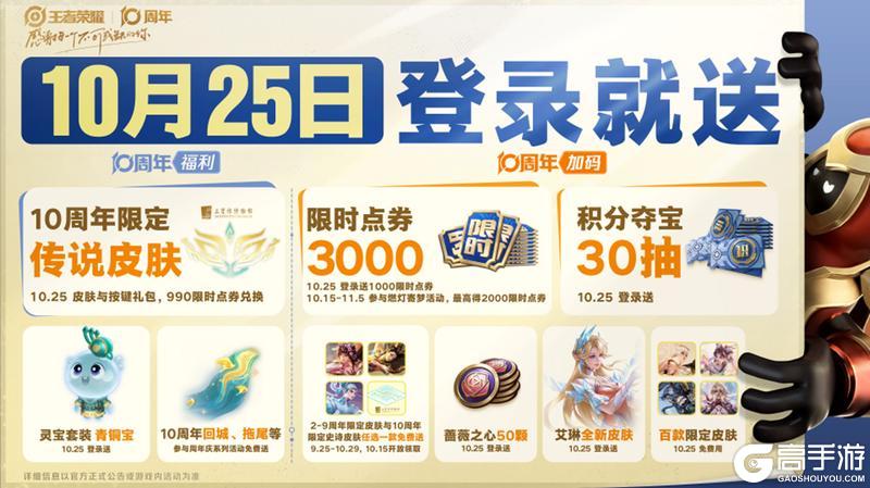 《王者荣耀》10月9日版本更新公告