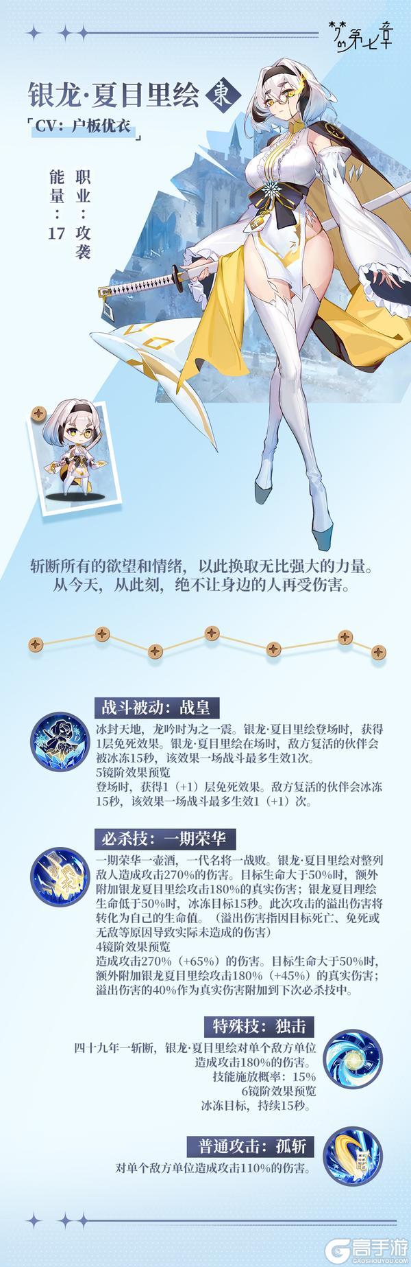《梦的第七章》链接者档案 银龙·夏目里绘
