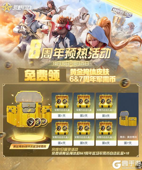 《荒野行动》8周年预热活动来啦！