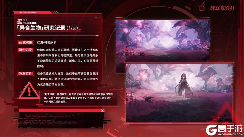《战双帕弥什》科学理事会档案| 异合生物研究记录(节选)