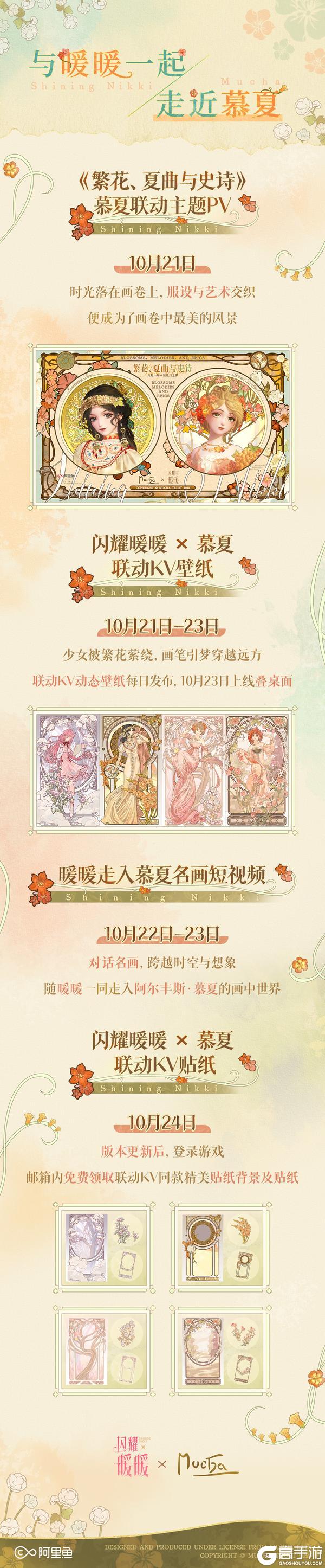 【闪耀暖暖 × 阿尔丰斯·慕夏】联动信息一览