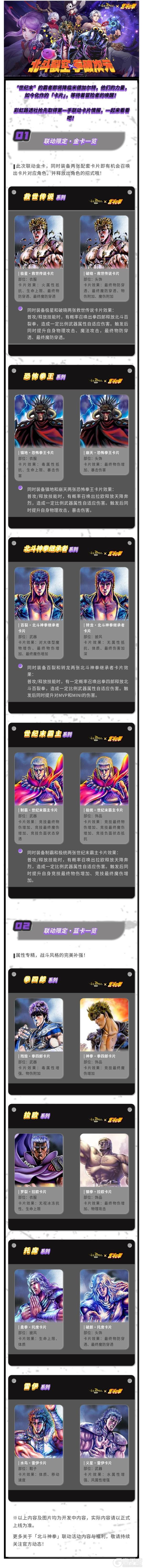 《仙境传说:新启航》北斗神拳联动金卡&蓝卡全效果解禁!