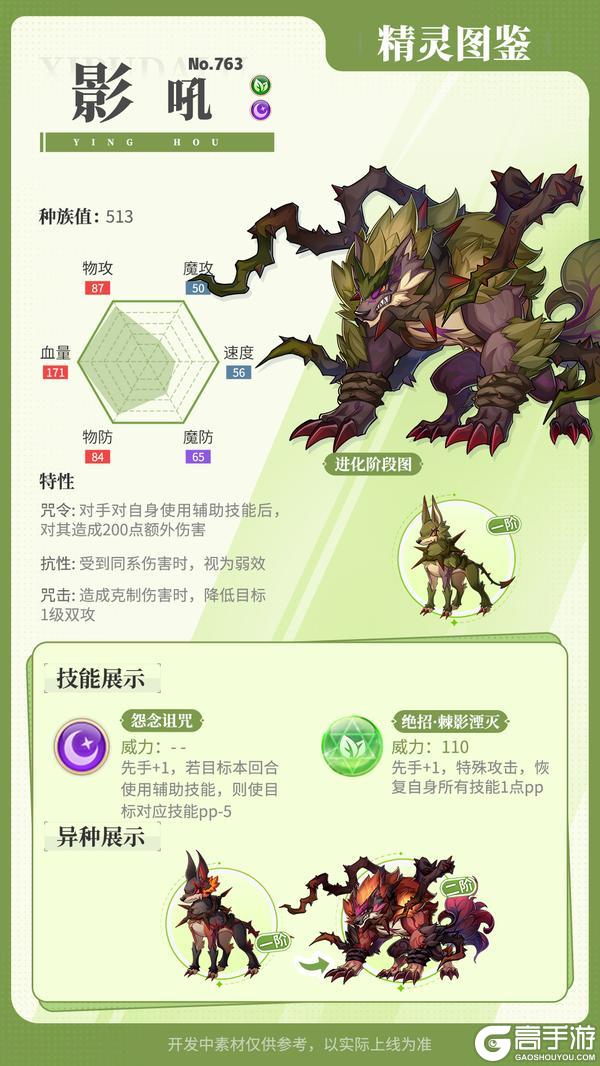 《西普大陆》精灵百科|咒影鬼爵&影吼&圣·炎凰&圣·苍角