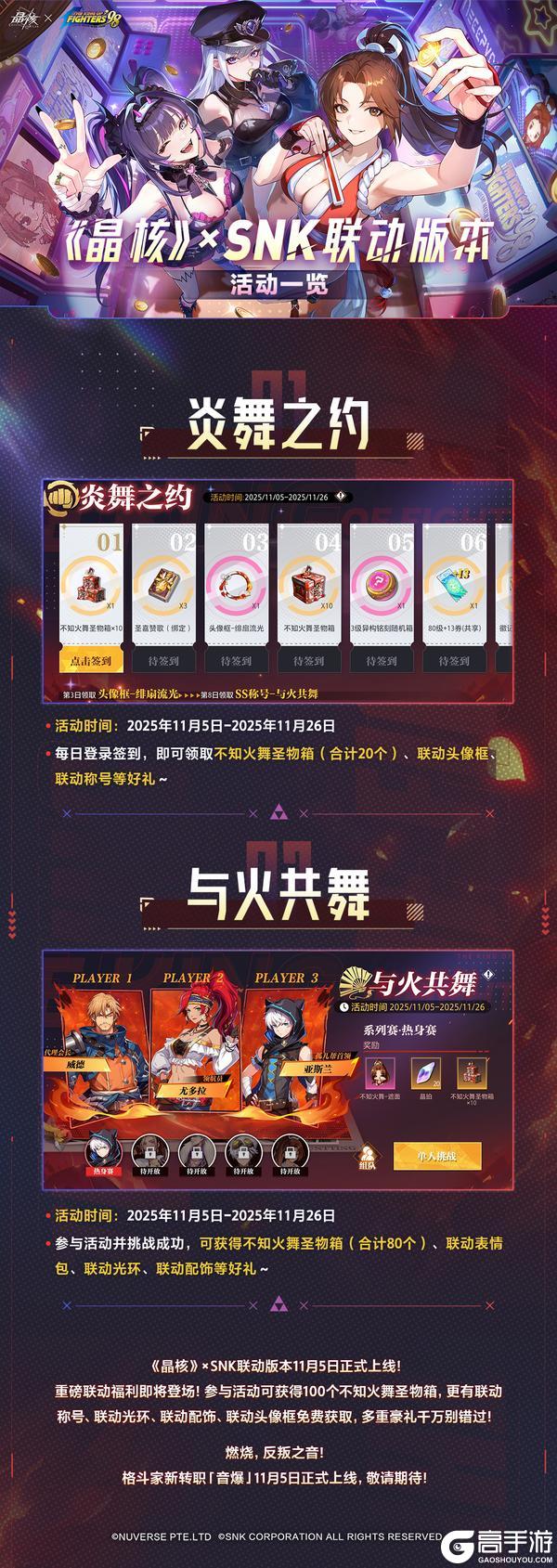 《晶核》×SNK联动版本活动一览