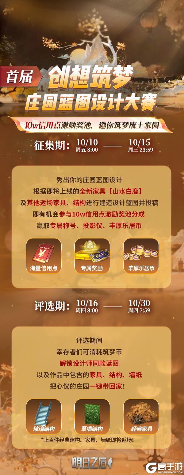 《明日之后》首届创想逐梦大赛即将开启！