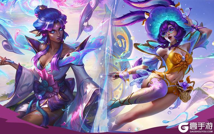 《英雄联盟手游》双鱼戏莲,灵魂莲华 卡尔玛亮相~神话臻宝 露展虹舞 阿萝拉齐上线