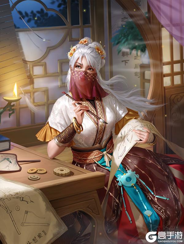 《三国杀OL》许愿谋黄月英、界马岱 燕语莺歌*谋黄月英琳琅绘卷