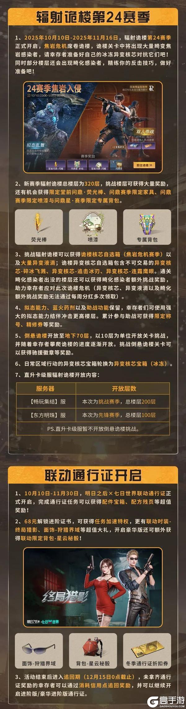 《明日之后》联动将启!辐射诡楼新赛季来袭