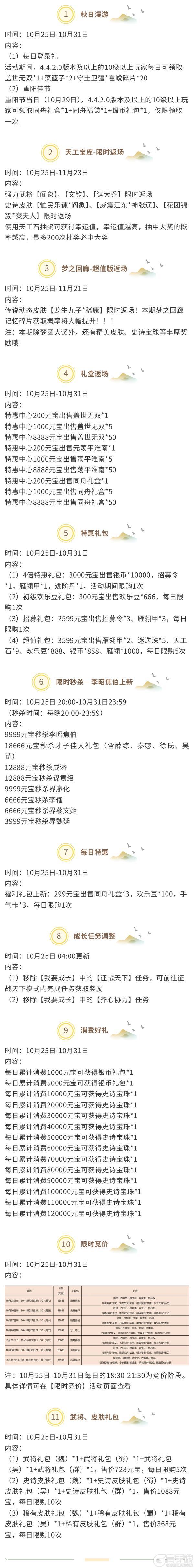 《三国杀移动版》官方活动：秋日漫游