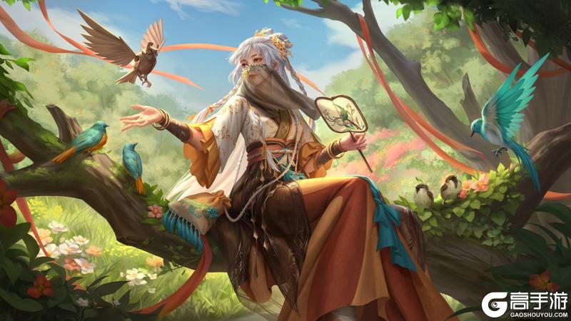 《三国杀OL》许愿谋黄月英、界马岱 燕语莺歌*谋黄月英琳琅绘卷