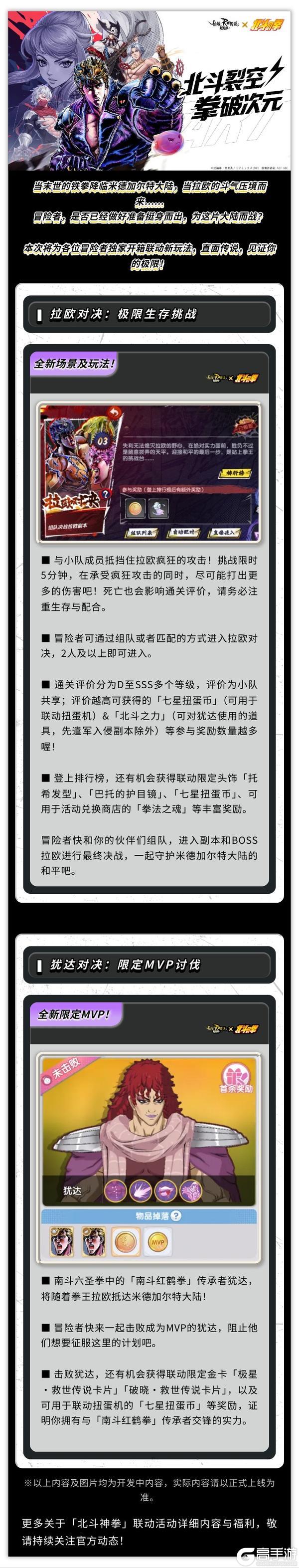 《仙境传说：新启航》联动内容前瞻：“北斗神拳”新玩法开箱！