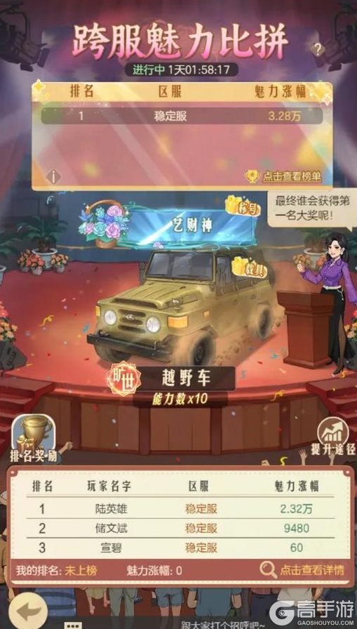 《时光杂货店》跨服排行榜攻略:人才、农田、魅力与影视榜单详解