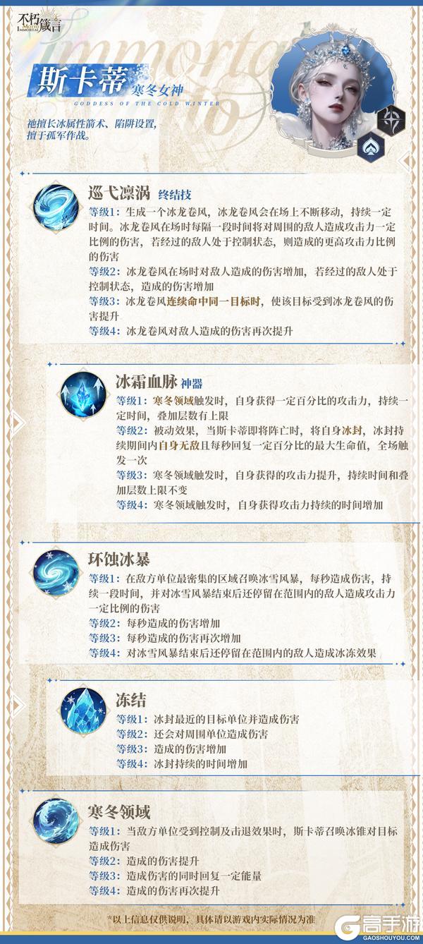 《不朽箴言》输出控制生存兼顾！黑桃法师「斯卡蒂」明日登场