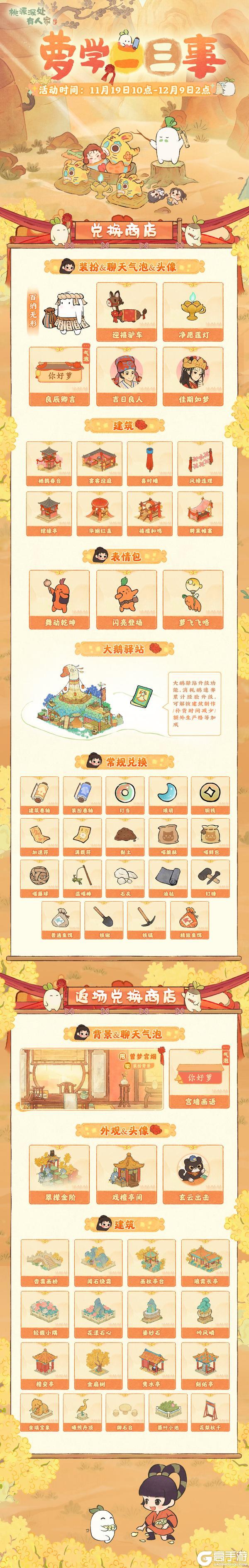 《桃源深处有人家》「萝学二三事」限时上线！限定奖励抢先看萝~