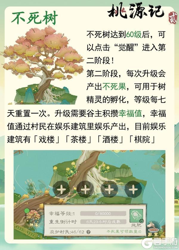 《桃源记2》【福利兑换码】不死树与树精灵版本爆料