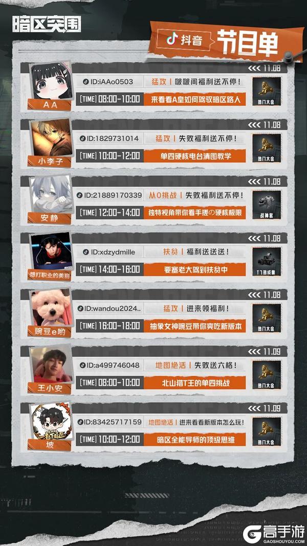 《暗区突围》主播超级周末丨挑战最高撤离金额！