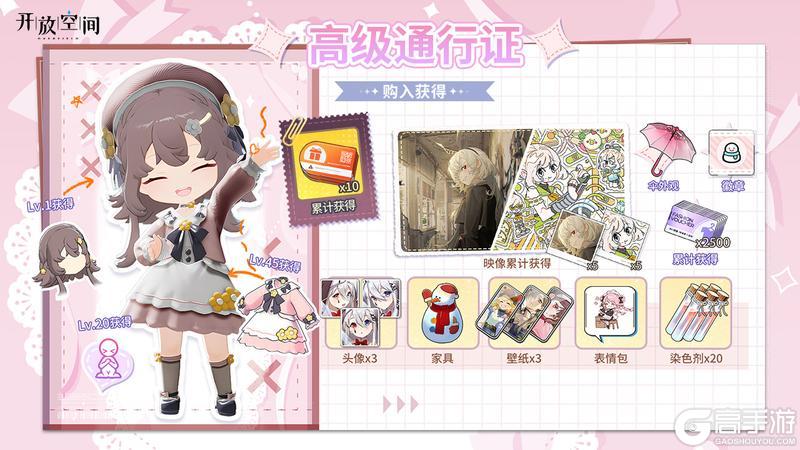 《开放空间》高级通行证奖励一览