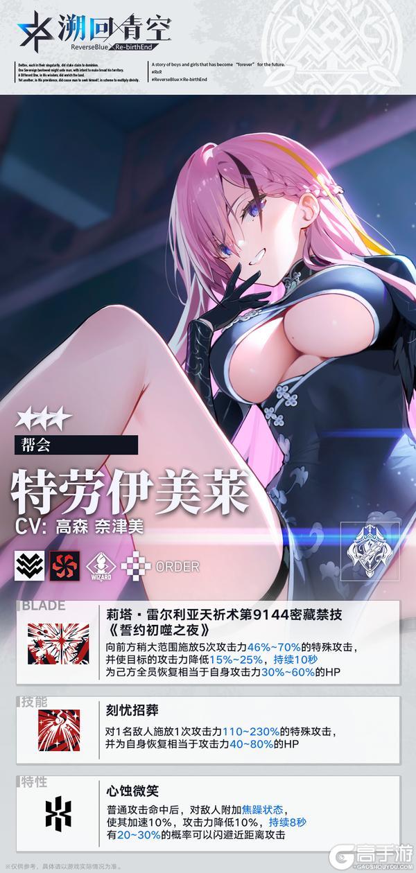 《溯回青空》【骑士介绍&性能解析】特劳伊美莱《帮会》