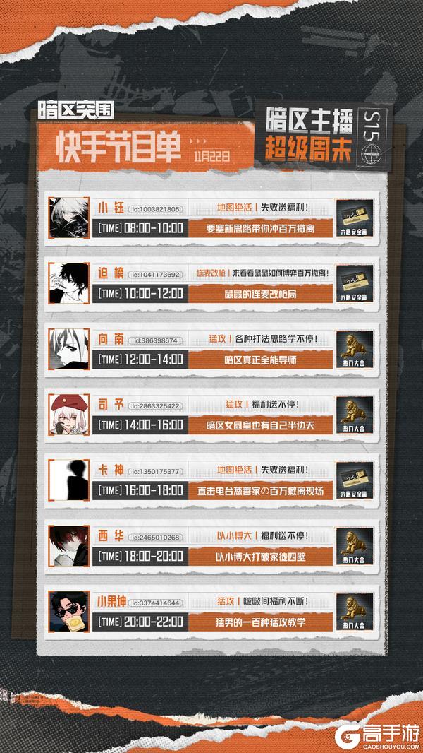 《暗区突围》主播超级周末丨千元Q币？万元奖金？速来直播间锁定！