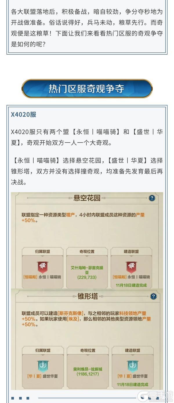 「世界启元」异星拓荒首周周报：奇观争夺，寸土必争！