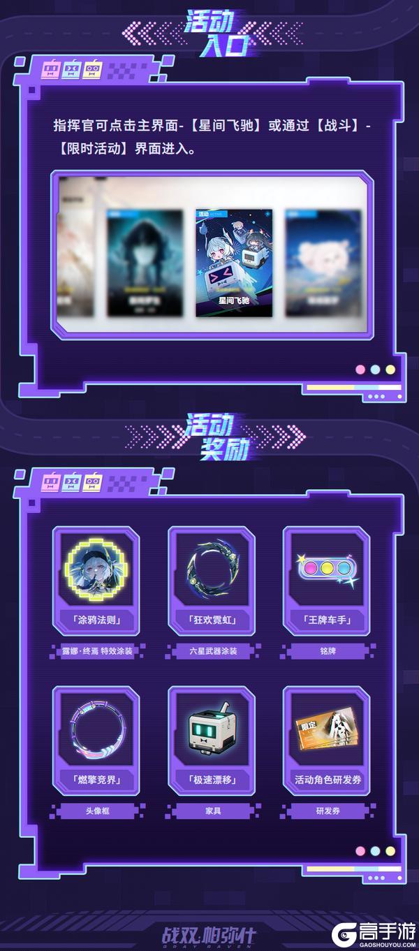 《战双帕弥什》【星间飞驰】活动即将开始！