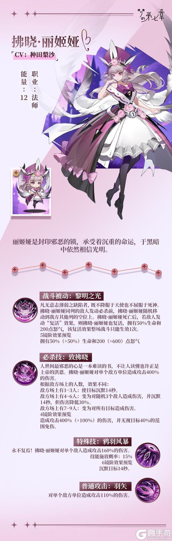 《梦的第七章》【链接者档案】拂晓·丽姬娅