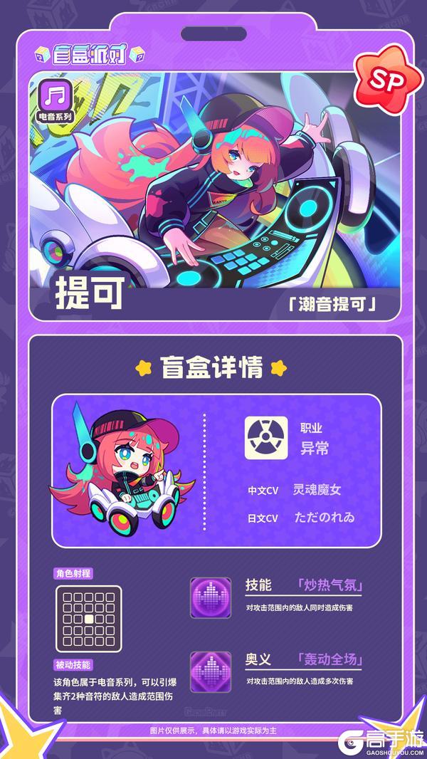 《盲盒派对》【电音系列盲盒上新】潮音提可|提可