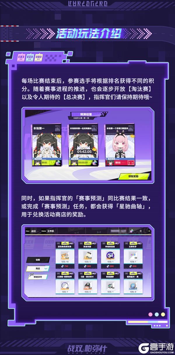 《战双帕弥什》【星间飞驰】活动即将开始！