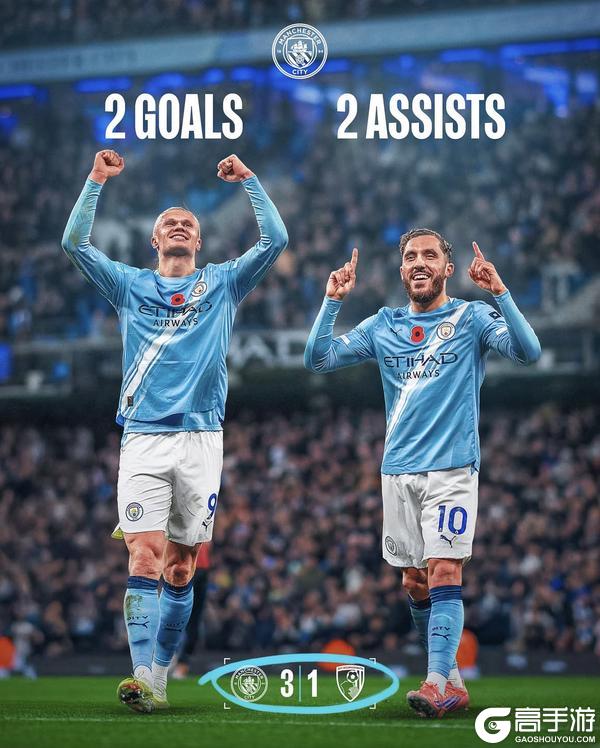 《最佳球会》生涯200场!五场双响炮!曼城3-1斩黑马