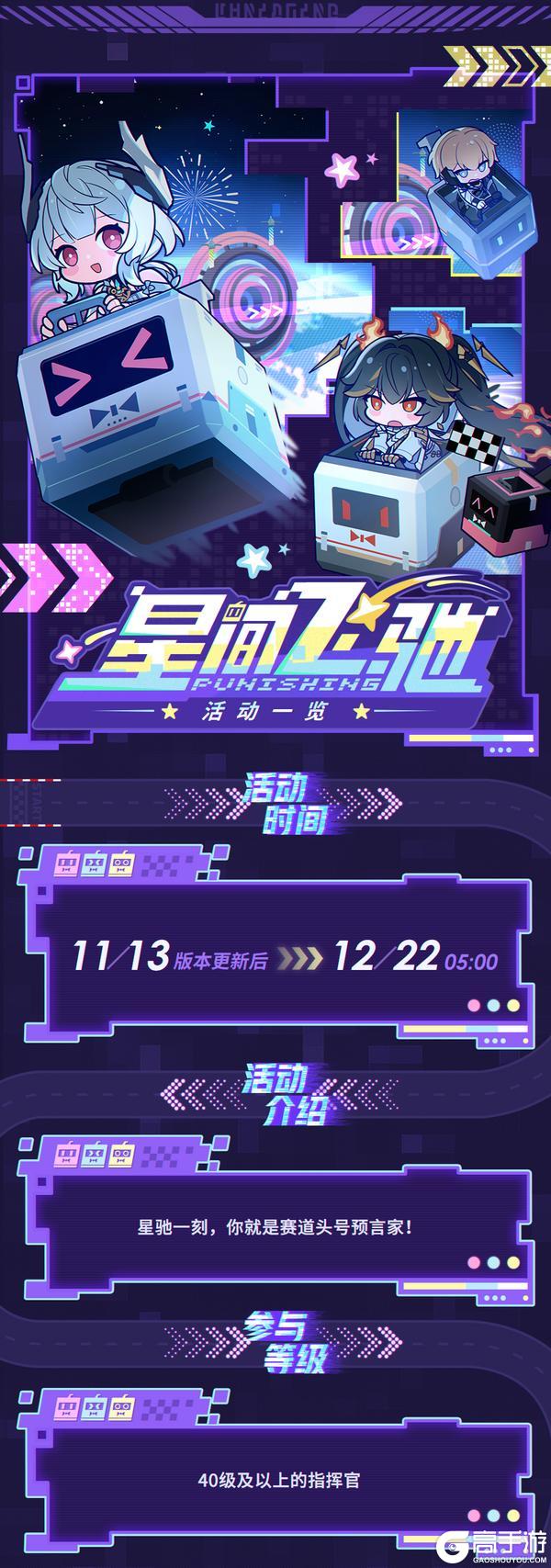 《战双帕弥什》【星间飞驰】活动即将开始！