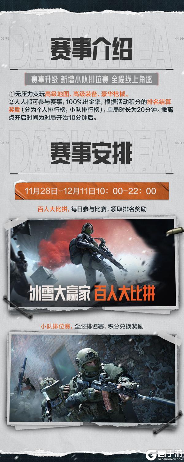 《暗区突围》看着雪景吃火锅！冰雪大赢家物资赛今日开赛！